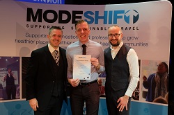 Rob Bounds with representatives from Modeshift